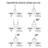 ESLINGA OJO A OJO DE 3' X 8 M, TRUPER