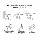 ESCUADRA MAGNETICA 4" PARA SOLDAR, CAP. 25KG, TRUPER EXPERT