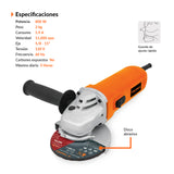 ESMERILADORA ANGULAR PROFESIONAL 4 1/2'