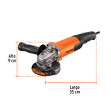 ESMERIALDORA ANGULAR 4-1/2" 1100W, PROFECIONAL TRUPER