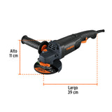 ESMERILADORA ANGULAR 4-1/2", INDUSTRIAL, 1200 W