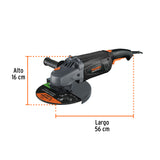 ESMERILADORA ANGULAR 9', INDUSTRIAL, 2300 W
