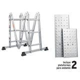 ESCALERA MULTIPOSICION DE 16 PELDAÑOS TIPO I
