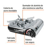 ESTUFILLA PORTATIL, ENCENDIDO ELCTRONICO, LATA 1/4, EXPERT