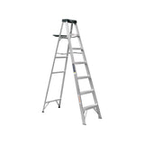 ESCALERA DE TIJERA TIPO III, 6 ESCALONES, CON BANDEJA