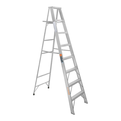 ESCALERA DE TIJERA 100% ALUMINIO TIPO II 7 PELDAÑOS