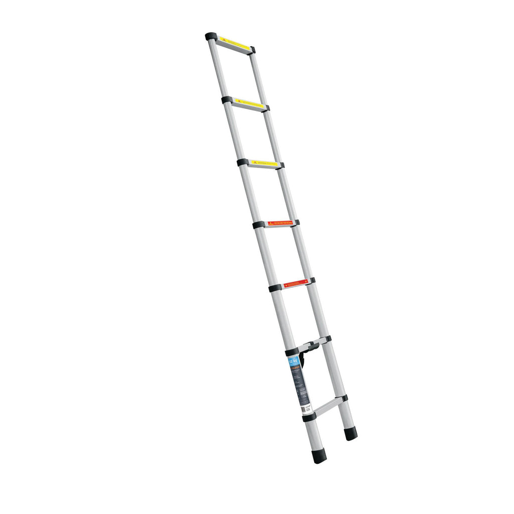 ESCALERA TELESCSPICA,13 PELDAQOS, TIPO II, CAPACIDAD 102KG