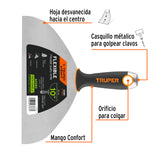 ESPATULA FLEXIBLE 10' ACERO INOX. MANGO COMFORT GRIP, EXPERT