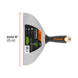 ESPATULA FLEXIBLE 10' ACERO INOX. MANGO COMFORT GRIP, EXPERT