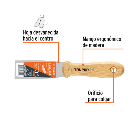 ESPATULA FLEXIBLE DE 1' PROFESIONAL