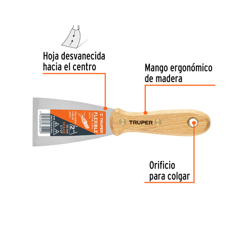 ESPATULA FLEXIBLE DE 2' PROFESIONAL