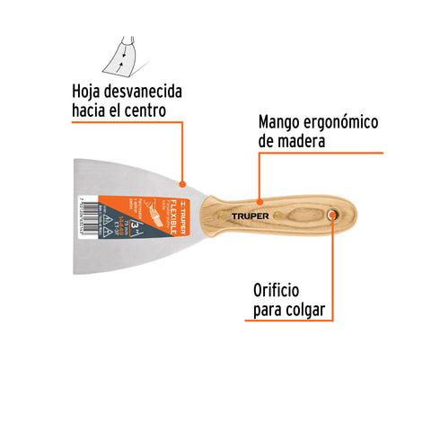 ESPATULA FLEXIBLE DE 3' PROFESIONAL