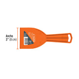 ESPATULA FLEXIBLE DE PLASTICO DE 3'