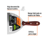 ESPATULA 6' ACERO INOXIDABLE CON MANGO DE MADERA, EXPERT