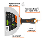 ESPATULA FLEXIBLE 8' ACERO INOX. MANGO COMFORT GRIP, EXPERT