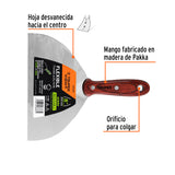 ESPATULA 8' ACERO INOXIDABLE CON MANGO DE MADERA, EXPERT