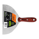 ESPATULA 8' ACERO INOXIDABLE CON MANGO DE MADERA, EXPERT