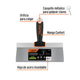 ESPATULA TAPIZADORA DE 10' ACERO INOXIDABLE, TRUPER EXPERT