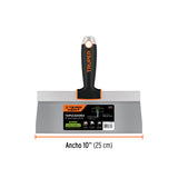 ESPATULA TAPIZADORA DE 10' ACERO INOXIDABLE, TRUPER EXPERT