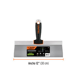 ESPATULA TAPIZADORA DE 12' ACERO INOXIDABLE, TRUPER EXPERT
