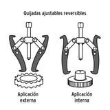 EXTRACTOR DE POLEAS, 2 QUIJADAS, 6', TRUPER