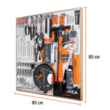 EXHIBIDOR DE MECANICA, 80X80 CM, 1 TABLERO