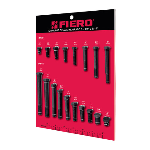 EXHIBIDOR FIERO DE TORNILLOS #1, GRADO 5