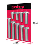 EXHIBIDOR FIERO CON TORNILLOS TIPO MAQUINA, 3/4'