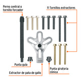 EXTRACTOR TIPO PATA DE GALLO 15 PZAS