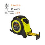 FLEXÓMETRO AUTO LOCK, 5.5 M, CINTA 1"