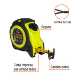 FLEXÓMETRO AUTO LOCK, 5 M, CINTA 3/4"
