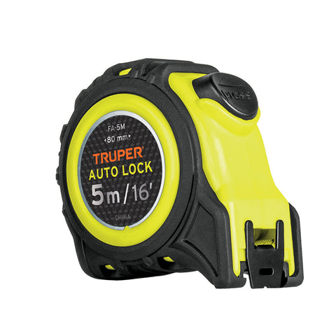 FLEXÓMETRO AUTO LOCK, 5 M, CINTA 3/4"