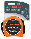 FLEXÓMETRO COMPACTO, 5 M, CINTA 3/4"