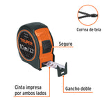 FLEXSMETRO COMPACTO 10 M CON GRIP, CINTA 25 MM, TRUPER