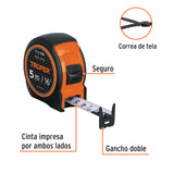 FLEXÓMETRO COMPACTO CON GRIP, 5 M, CINTA 3/4"
