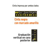 FLEXOMETRO CINTA NEGRA 5M, 19MM, TRUPER