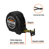 FLEXOMETRO CINTA NEGRA 8M CINTA 27MM