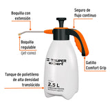 FUMIGARO DOMESTICO DE 2 LTS, MAGO ERGONOMICO, TRUPER EXPERT