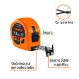 FLEXÓMETRO XTRA 7.5 M CINTA EXTRA ANCHA 28, TRUPER