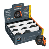 FLEXSMETRO GRIPPER 5.5M CINTA 25MM DISPLAY BOX CON 12 PIEZAS