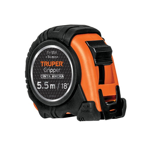 FLEXÓMETRO GRIPPER DE 5.5 M CINTA ANCHA