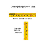 FLEXSMETRO GRIPPER 8 M CINTA 25 MM DISPLAY BOX CON 6 PIEZAS