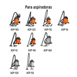 FILTRO CARTUCHO POLVO FINO P/ ASPIRADORAS 12 Y 16 GAL,TRUPER