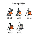 FILTRO DE PAPEL PARA ASPIRADORAS 12 Y 16 GAL, TRUPER