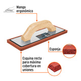 FLOTA DE ESPONJA 12X4X1/2' PROFESIONAL