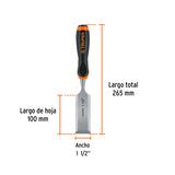 FORMON HOJA LARGA 1-1/2' MGO C/CASQUILLO