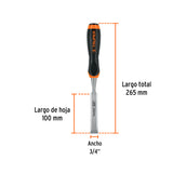 FORMON D/HOJA LARGA 3/4' MGO C/CASQUILLO