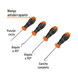 JGO 4PZS DE PUNTAS Y GANCHOS MULTIUSOS
