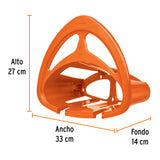 BASE DE PLASTICO PARA COLGAR MANGUERAS