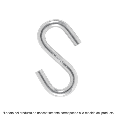 GANCHO 'S' DE ACERO DE 1/4'